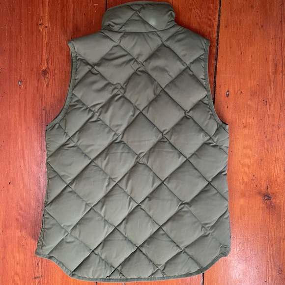 J. Crew Puffer down vest green XXS - Picture 3 of 5